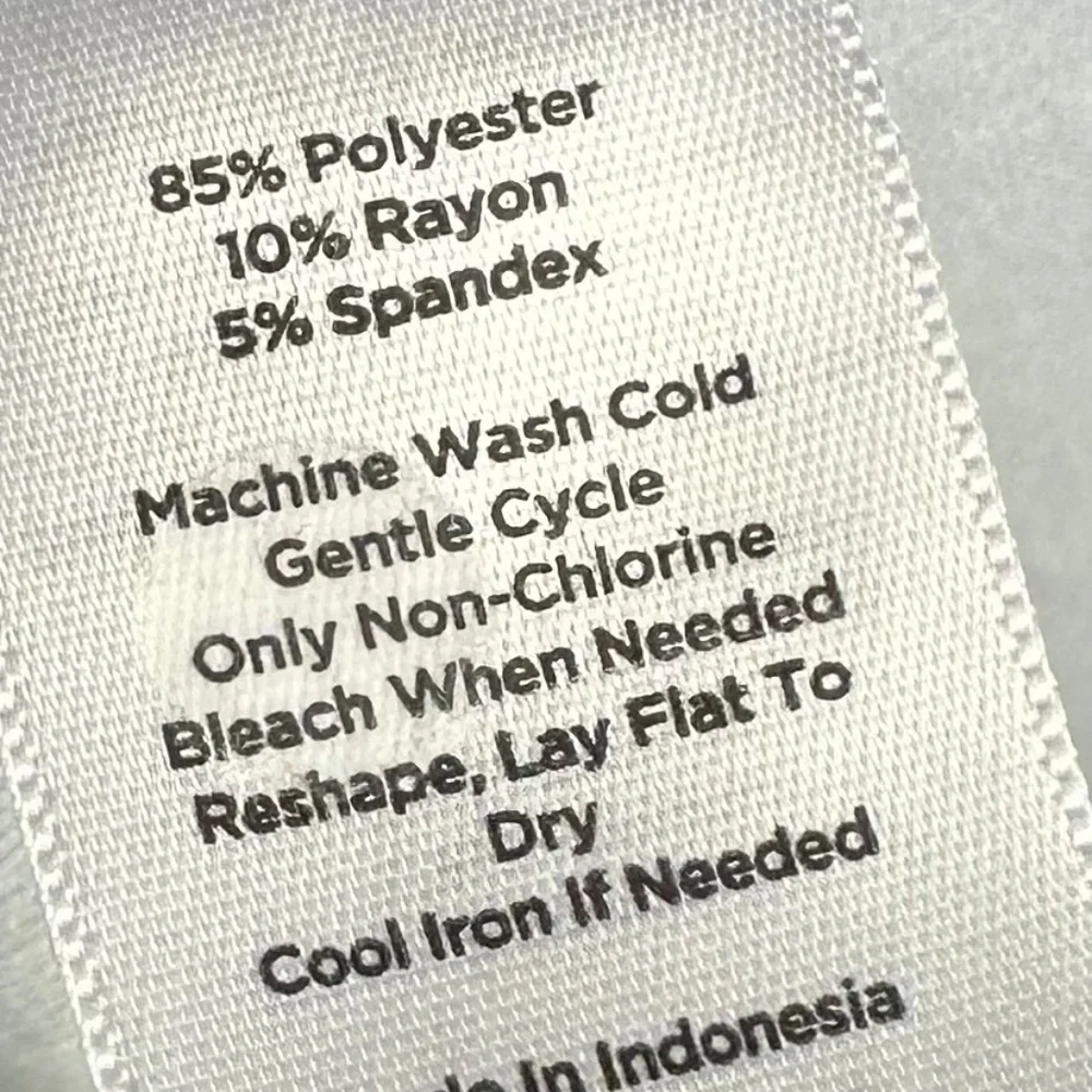 Talbots Dress Sz X 16W 18W Polka Dot Blue Slvlss Retro Rockabilly Swing Flare - Picture 4 of 4